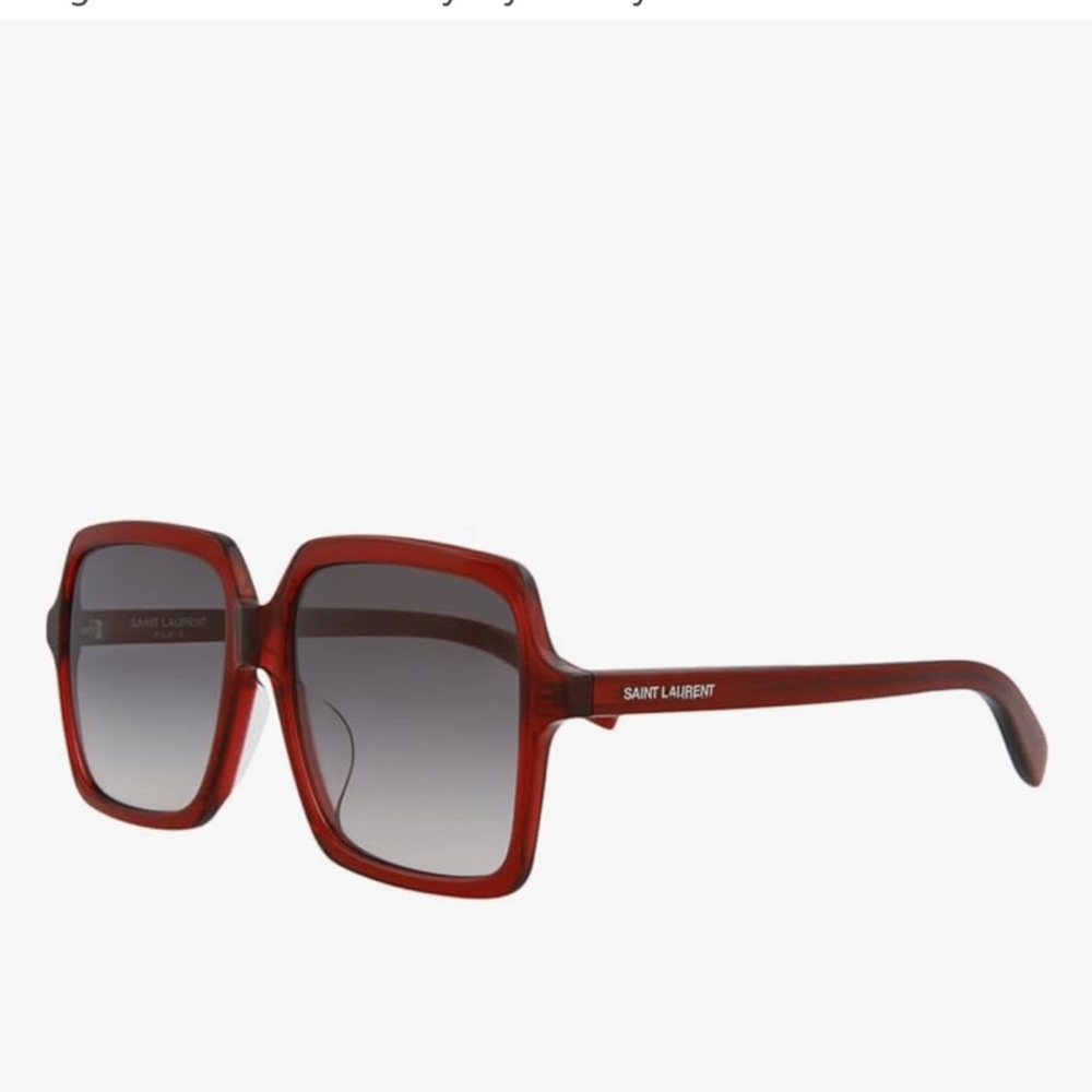 Saint Laurent Acetate Sunglasses with Gradient Lenses - Picture 2 of 5